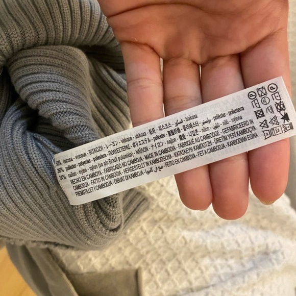 ZARA Combination Knit Bustier Turtleneck - Picture 2 of 5